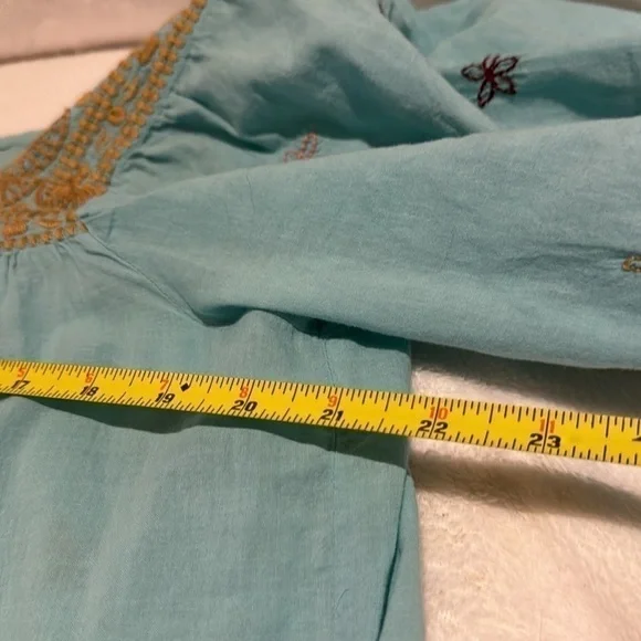 Johnny Was heavily embroidered “Lucy” artesian blouse NWT - Picture 14 of 16